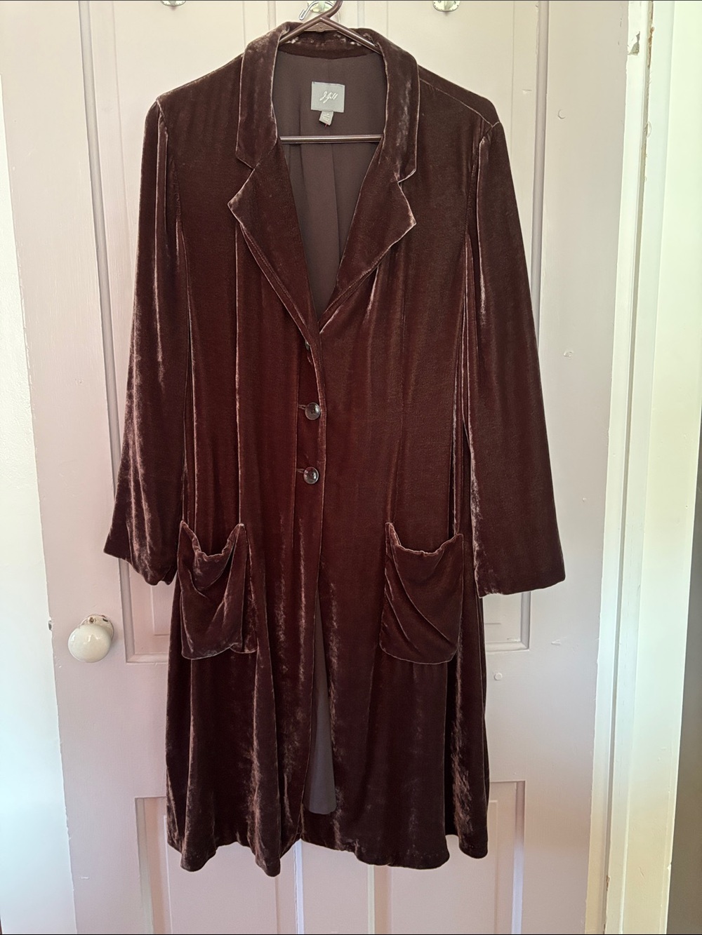 J. Jill Velvet Duster in iced mocha